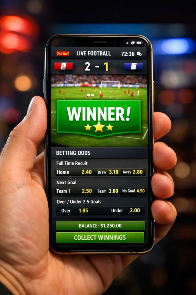 LuckyGames Mobile Betting Live Odds